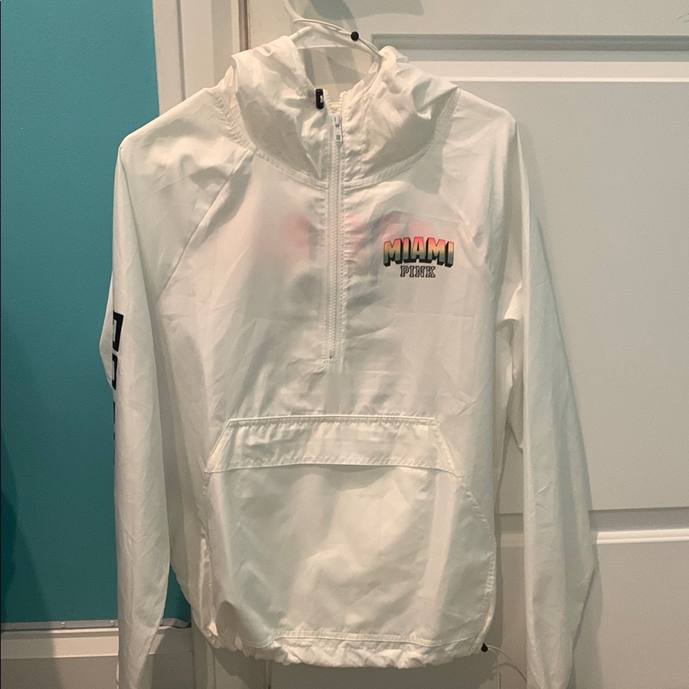 Victoria's Secret PINK Miami White Jacket